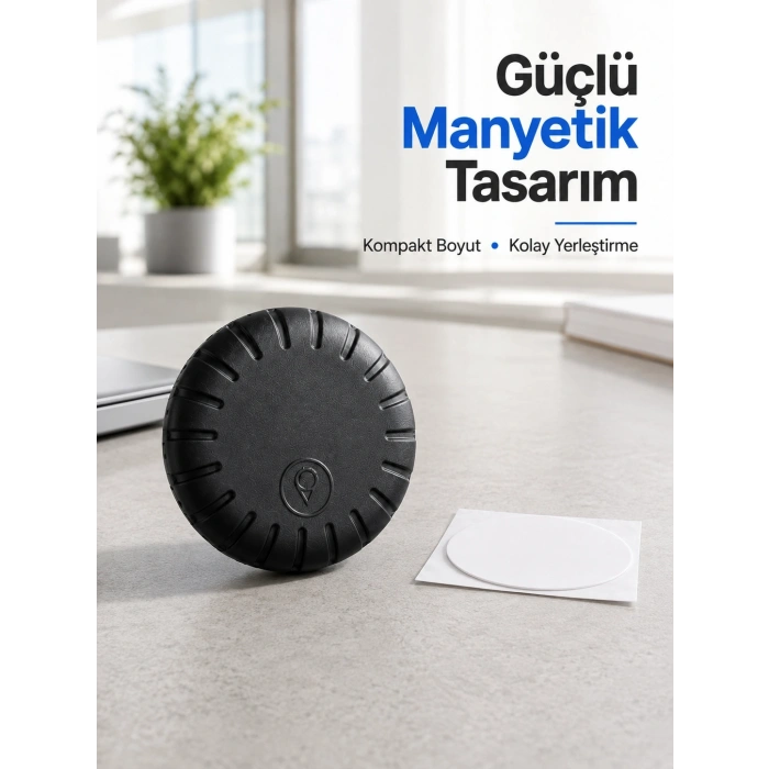 Mey İthalat® Kablosuz Akıllı Konum Takip Cihazı Android ve iPhone Uyumlu Mini GPS Bulucu