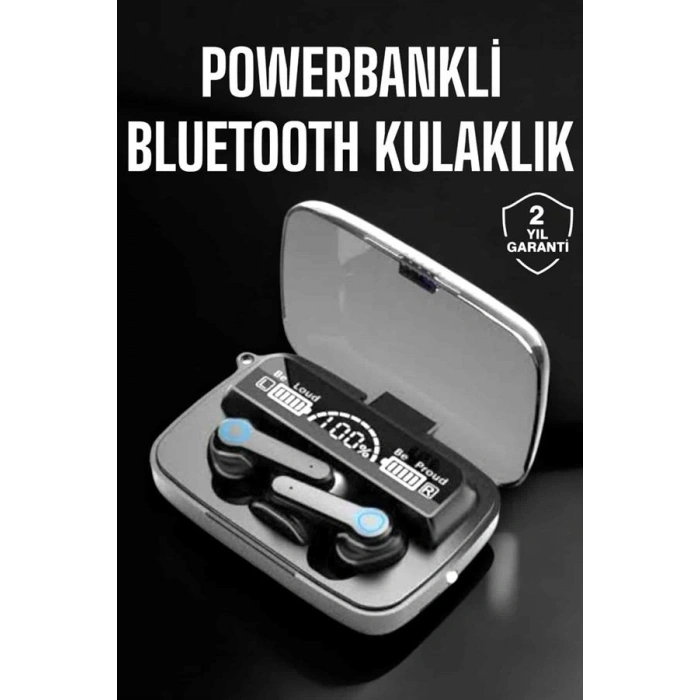Mey İthalat® Kablosuz Bluetooth Kulaklık Dokunmatik Kontrol Uzun Pil Ömrü