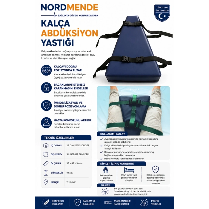 Mey İthalat® Kalça Abdüksiyon Yastığı