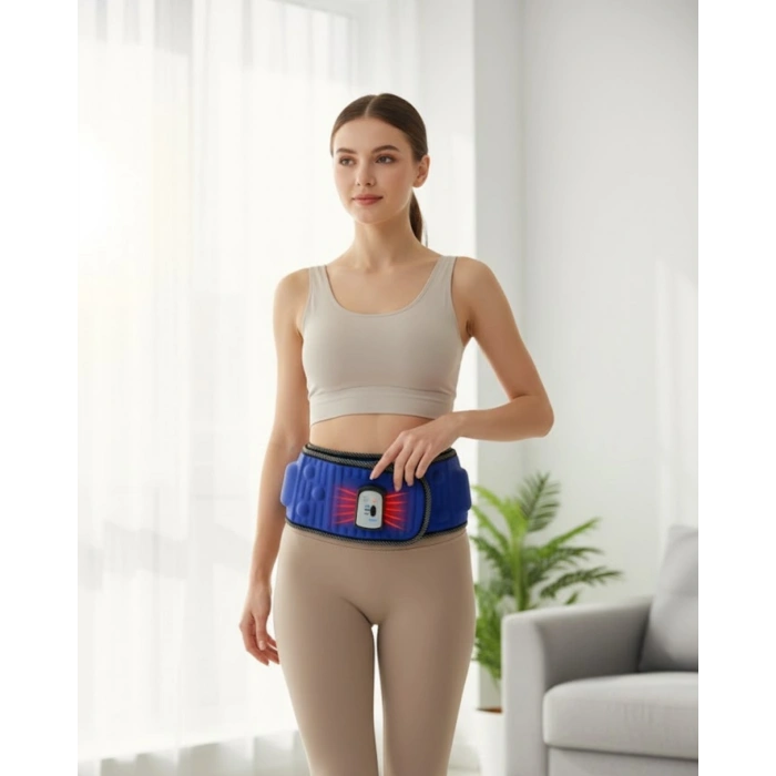 Mey İthalat® Karın Bel Masaj Kemeri 5 Motorlu 20 Mıknatıslı Fişli