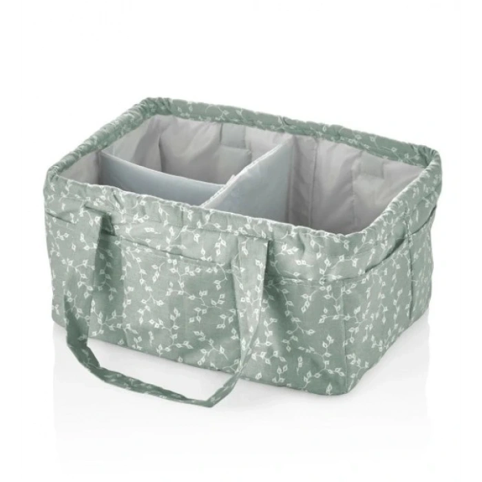 Mey İthalat®  Katlamalı Anne & Bebek Organizer 795 Yeşil Çiçek
