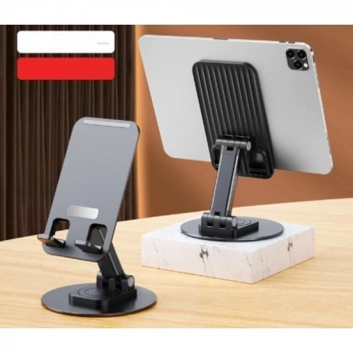 Mey İthalat® Katlanabilir Telefon Tutucu Stand Yuvarlak Tabanlı CM-074