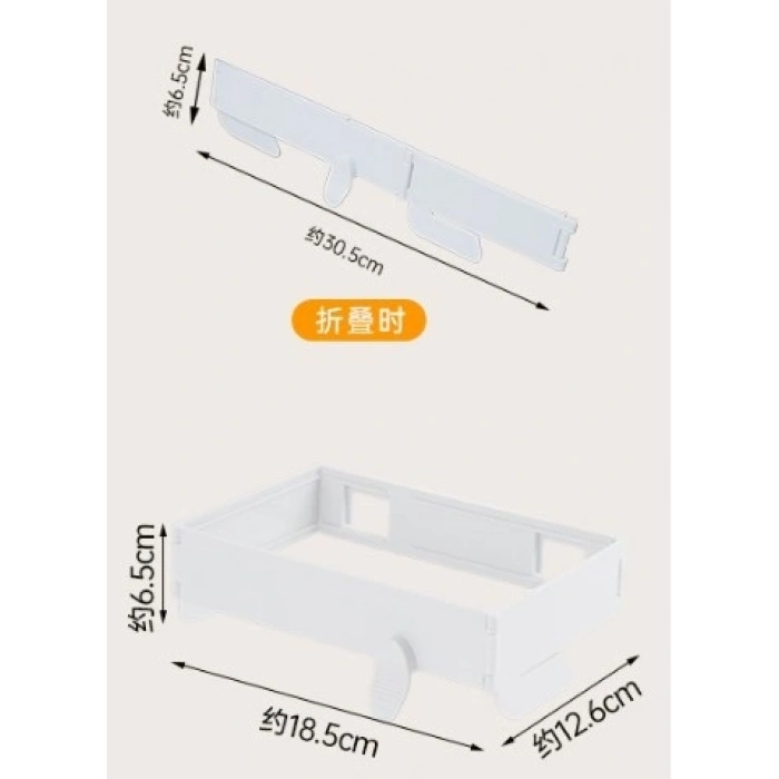 Mey İthalat® Kendinden Yapışkanlı Katlanabilir Çöp Poşeti Tutucu Aparat