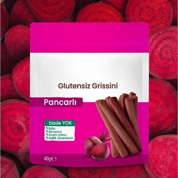 Mey İthalat® Kids Organik Pancarlı Grissini 40 Gr