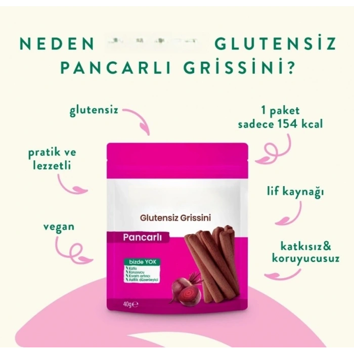Mey İthalat® Kids Organik Pancarlı Grissini 40 Gr