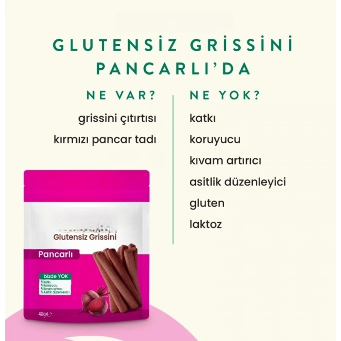 Mey İthalat® Kids Organik Pancarlı Grissini 40 Gr