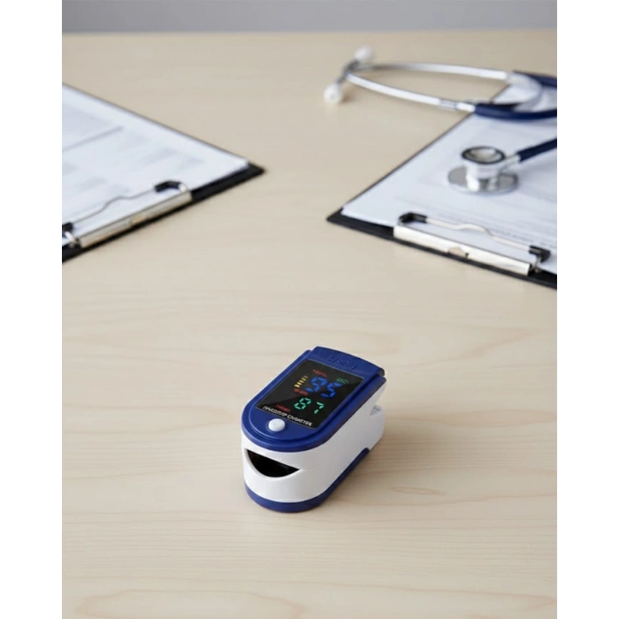 Mey İthalat® Kolay Kullanımlı Parmak Tipi Pulse Oksimetre Ev Tipi Kullanım
