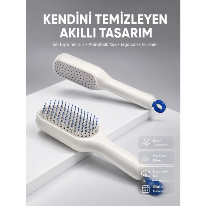 Mey İthalat® Kolay Temizlenen Fırçası Evcil Hayvanlara Özel Tüy Temizleme