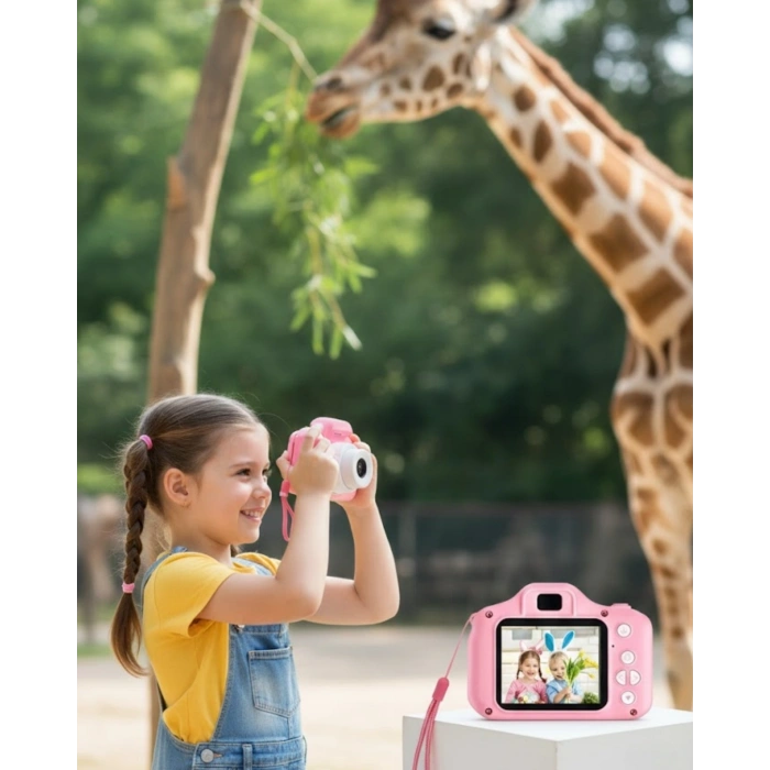 Mey İthalat® Kompakt Mini Kamera HD Video Çekim ve Fotoğraf Modlu Şarj Edilebilir Kayıt Cihazı