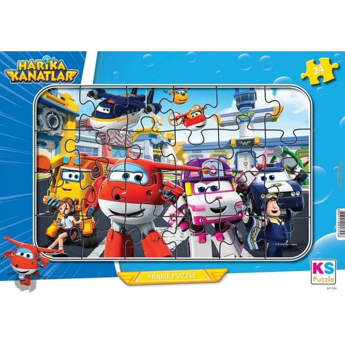 Mey İthalat® Ks Games 24 Parça Harika Kanatlar Frame  Puzzle