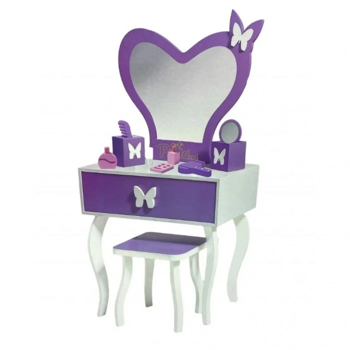 Mey İthalat® Kutuda Ahşap Makyaj Seti