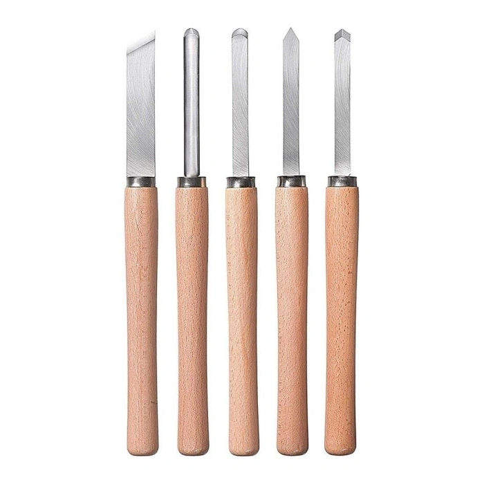 Mey İthalat® KWB 5 Parça Ahşap Torna Bıçak Seti