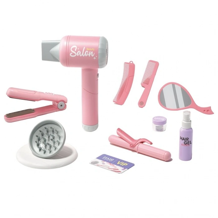 Mey İthalat® LD-338B SESLI ISIKLI KUAFOR SET