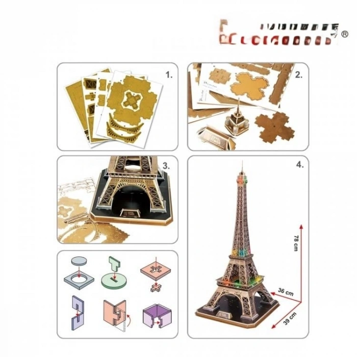 Mey İthalat® LED 3D Puzzle