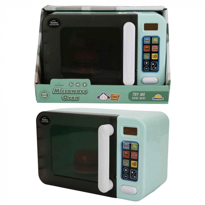 Mey İthalat® Little Chef Sesli ve Işıklı Mikrodalga Fırın