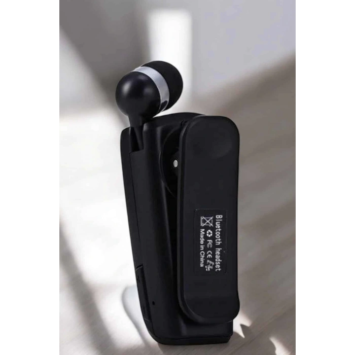 Mey İthalat® Makaralı Bluetooth Kulaklık Kulak İçi Android iOS Uyumlu Titreşimli