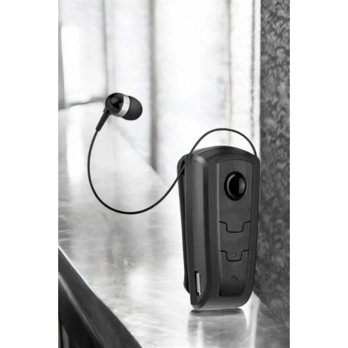 Mey İthalat® Makaralı Bluetooth Kulaklık Kulak İçi Android iOS Uyumlu Titreşimli