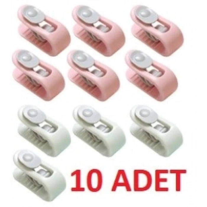 Mey İthalat® Mandallı Yorgan Sabitleme Klipsi 10 Adet