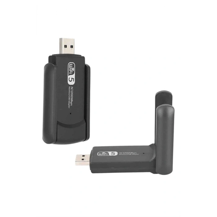 Mey İthalat® Mbps Wifi Alıcı Kablosuz Wifi Adaptörü Çift Band Çift Antenli Yeni Nesil
