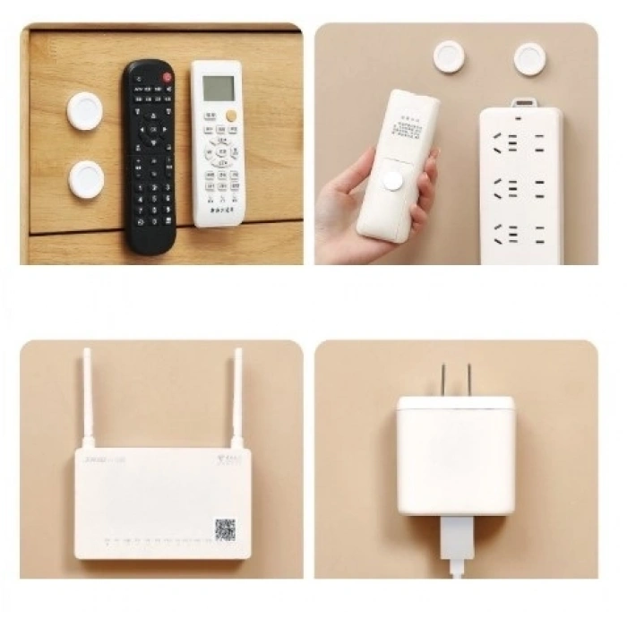 Mey İthalat® Mıknatıslı Çok Amaçlı Kumanda, Telefon Tutucu 2 ADET