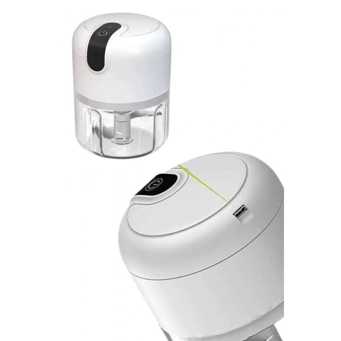 Mey İthalat® Mini Doğrayıcı Rondo Taşınabilir Mini El Blender Paslanmaz Çelik