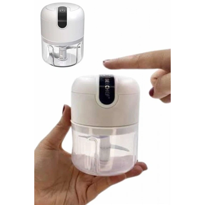 Mey İthalat® Mini El Rondosu Şarjlı Doğrayıcı Taşınabilir Rondo Blender 250 ML