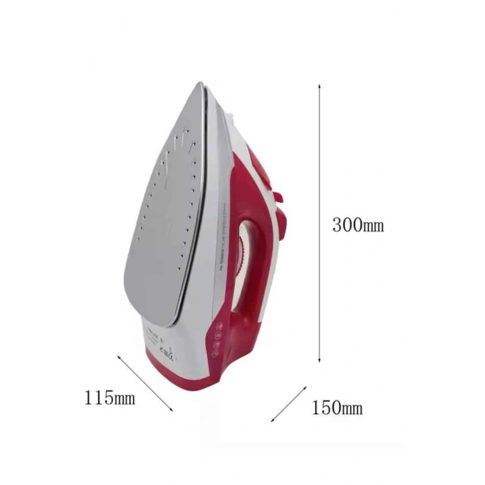 Mey İthalat® Modern Tasarım 2200W Dayanıklı Buharlı Seramik Kaplama Ütü