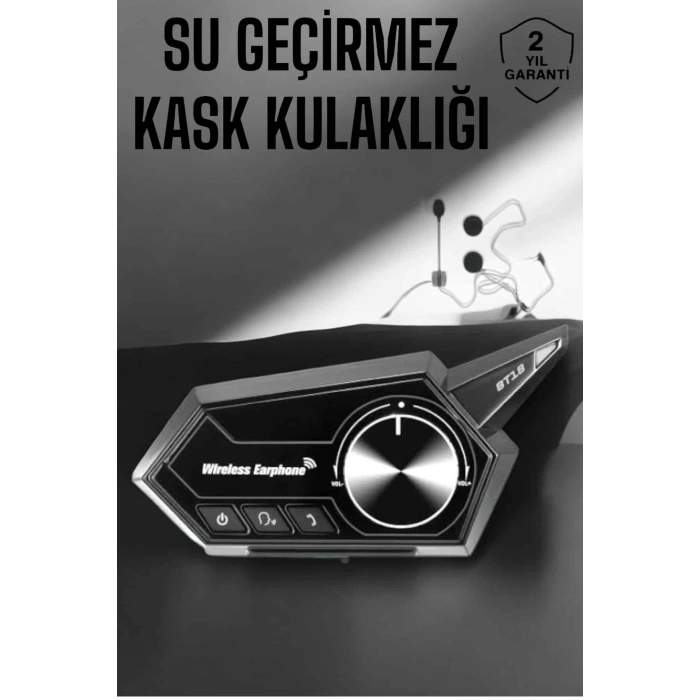 Mey İthalat® Motorcu Kulaklığı Kask Kulaklığı ANC Özelliği Sesli Görüşme Özelliği
