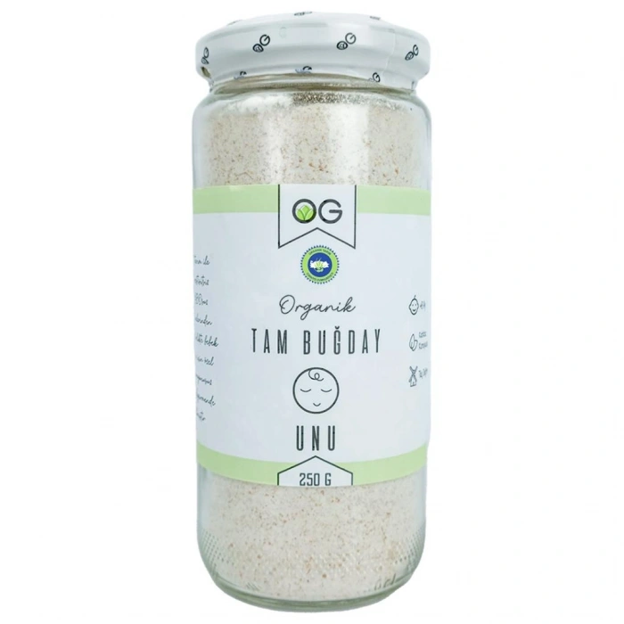 Mey İthalat® OG Natural Tam Buğday Unu 250 Gr