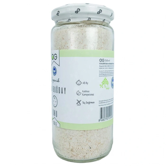 Mey İthalat® OG Natural Tam Buğday Unu 250 Gr