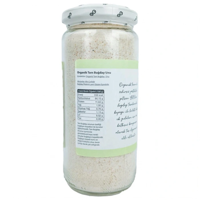 Mey İthalat® OG Natural Tam Buğday Unu 250 Gr