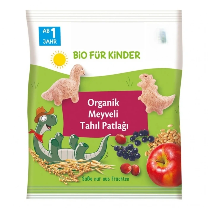 Mey İthalat® Organik Meyveli Tahıl Patlağı 30 Gr