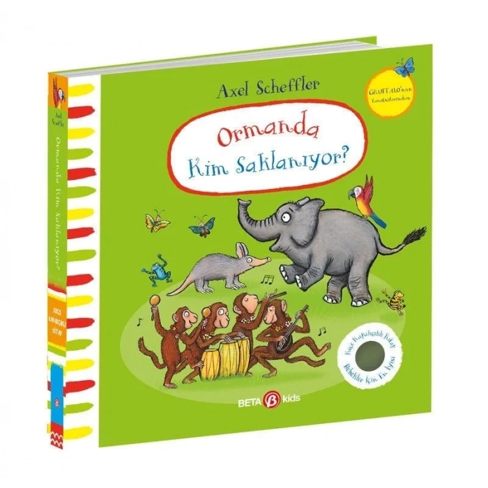 Mey İthalat®  Ormanda Kim Saklanıyor? (Keçe Kapaklı kitap)