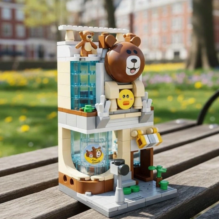 Mey İthalat® P657043 BUTİK DÜKKANI 249 PARÇA BLOCK OYUNCAK