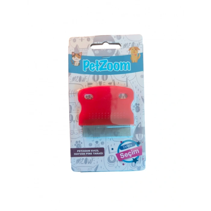 Mey İthalat® Petzoom Kedi Köpek Bit Pire Tarağı
