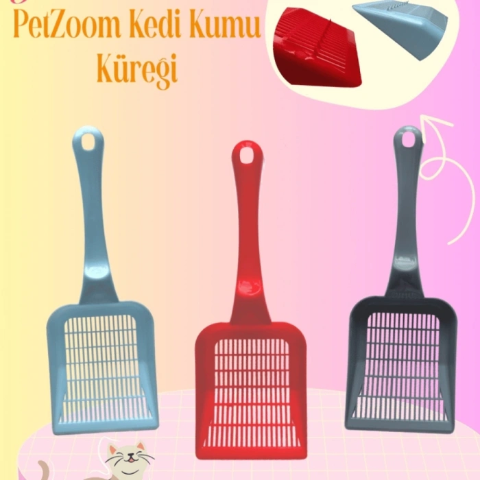 Mey İthalat® Petzoom Kedi Kumu Küreği