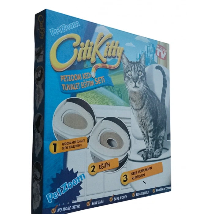 Mey İthalat® Petzoom Klozet Kedi Tuvaleti ***