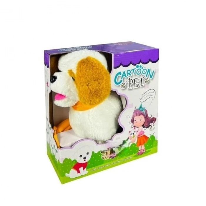 Mey İthalat® PFT-B019 PELUŞ TASMALI YÜRÜYEN KÖPEK