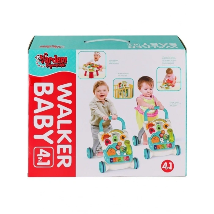 Mey İthalat® PİYANOLU 4 İN 1 BEBEK YÜRÜTEÇ