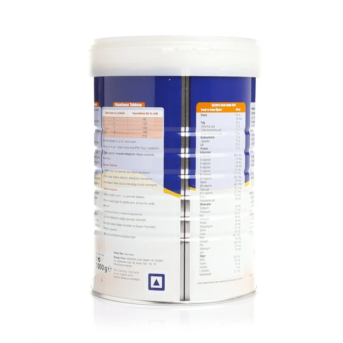 Mey İthalat® Plus Bebek Sütü 1 800 Gr