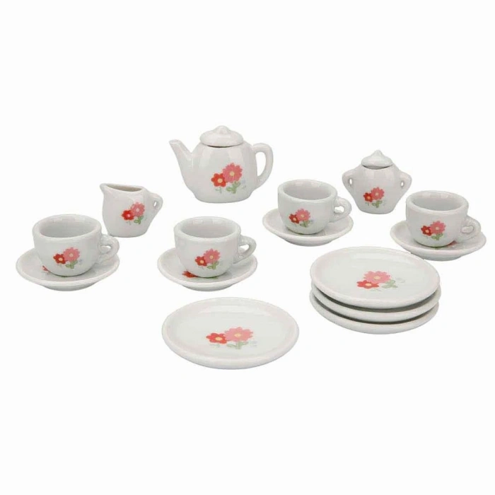 Mey İthalat® Porselen Çay Takımı 17 Parça 1 adet