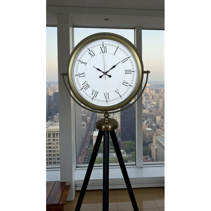 Mey İthalat® Prestij Vintage Tripod Ayaklı Saat