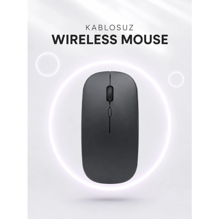 Mey İthalat® Profesyonel Mouse Wireless  Faresi Bluetooth Bağlantılı
