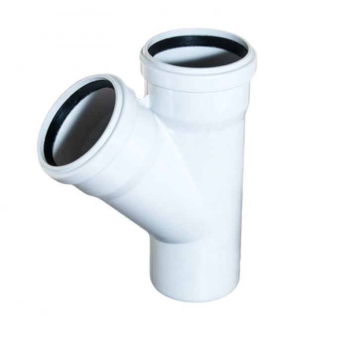 Mey İthalat® Pvc Atık Su Borusu 110x75 Tek Çatal 45 Derece 10 Adet