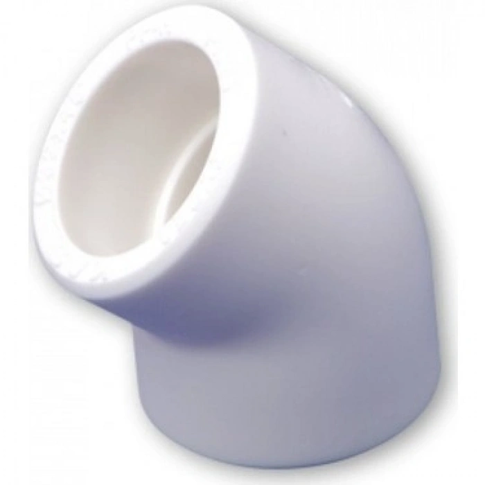 Mey İthalat® Pvc Boru Dirsek 45 Derece PPRC 32 mm 10 Adet
