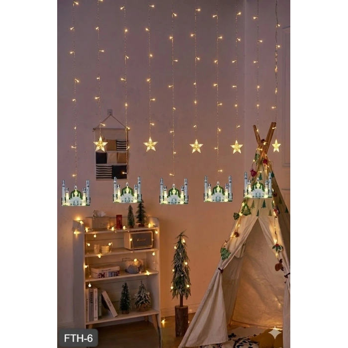 Mey İthalat® Ramazan Perde LED Işık 3 Metre