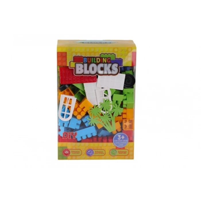 Mey İthalat® RENKLİ KUTUDA 130 PARÇA BLOK