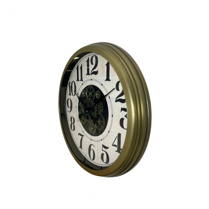 Mey İthalat® Retro Prime Classic 60 Cm Çarklı Duvar Saati