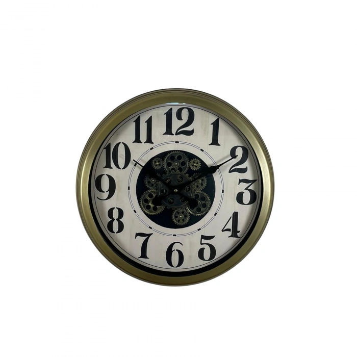 Mey İthalat® Retro Prime Classic 60 Cm Çarklı Duvar Saati