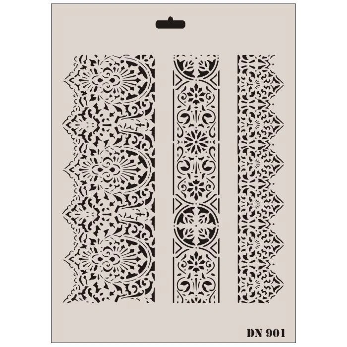 Mey İthalat® Rich Dantel Seri DN-901 Stencil 35x25 cm